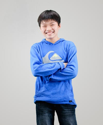 smiling young boy